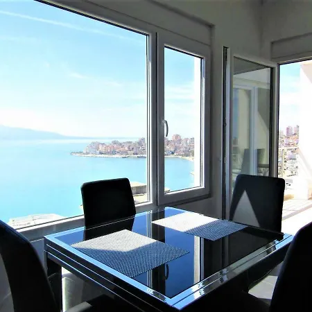 アパート Beach&seaview With Terrace Sarandë